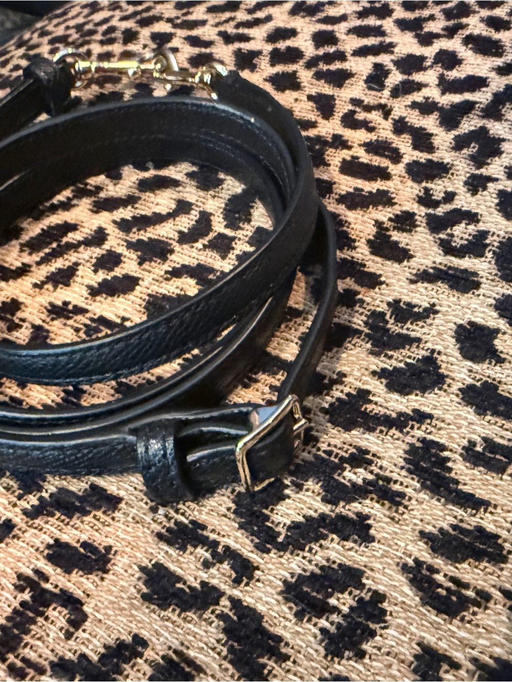 Coach Leopard Print Crossbody Bag in Tan and Black - Picture 14 of 16